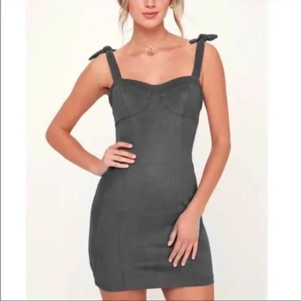 FREE PEOPLE INTIMATELY SOMETHING BOUT YOU TIE SHOULDER SLIP DRESS